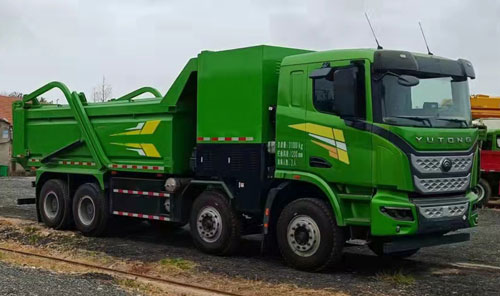 开瑞牌SQR5310ZLJFCEV62J燃料电池自卸式垃圾车公告图片