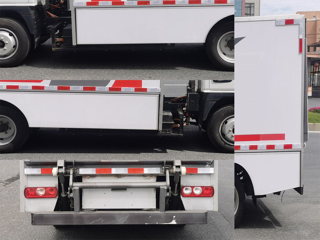 中汽牌ZQZ5043XTYBEVSH純電動密閉式桶裝垃圾車公告圖片