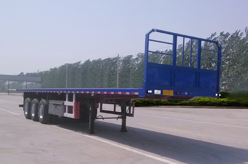 龙恩牌13米34.2吨3轴平板运输半挂车(LHE9401TPB)