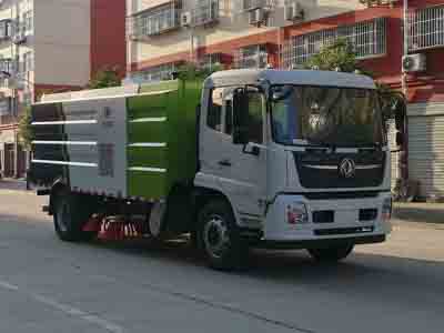 程力威牌CLW5180TSLD6扫路车公告图片
