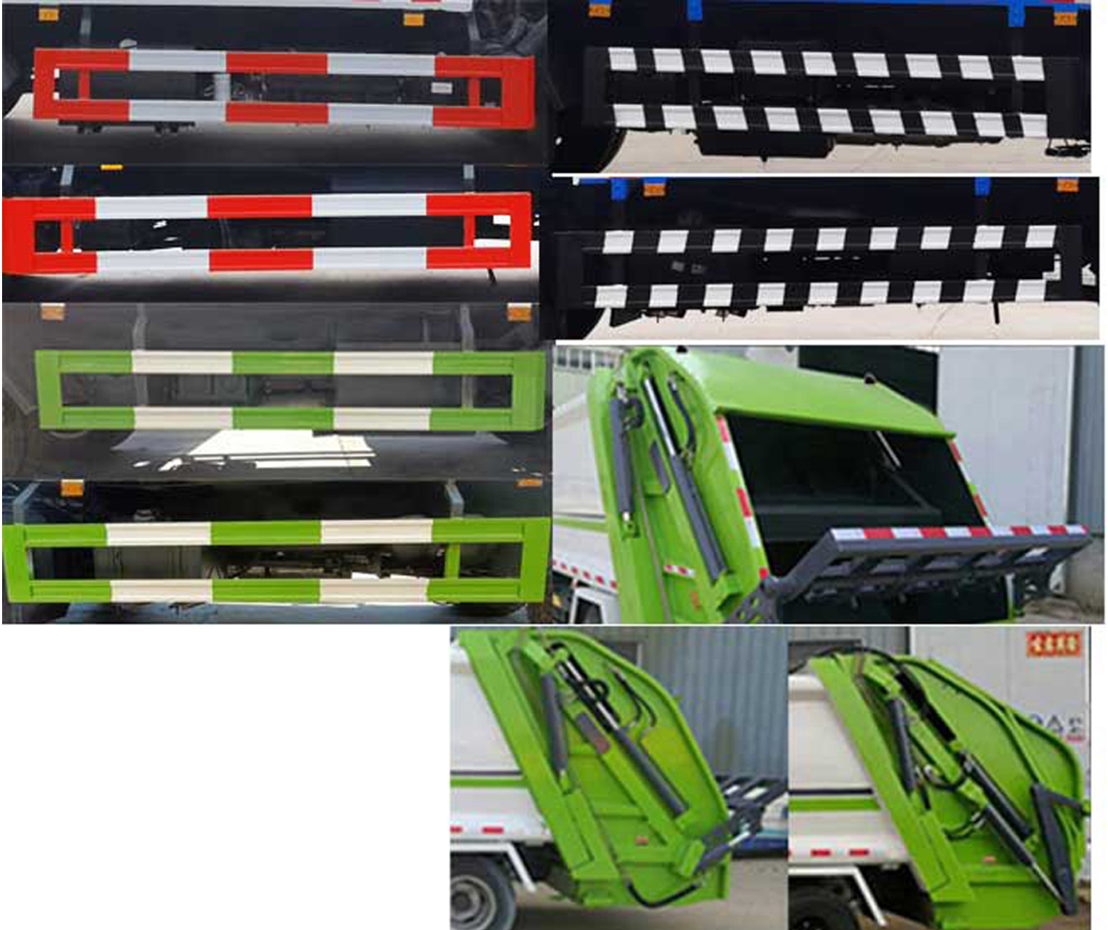 龍星匯牌HLV5122ZYSH6壓縮式垃圾車公告圖片