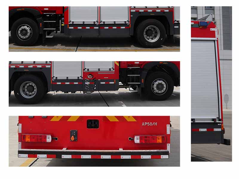 天河牌LLX5186GXFAP50/H壓縮空氣泡沫消防車公告圖片