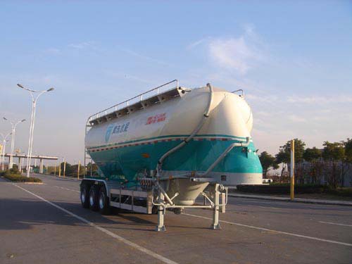 中集牌11.3米31.8吨3轴粉粒物料运输半挂车(ZJV9400GFLTH)