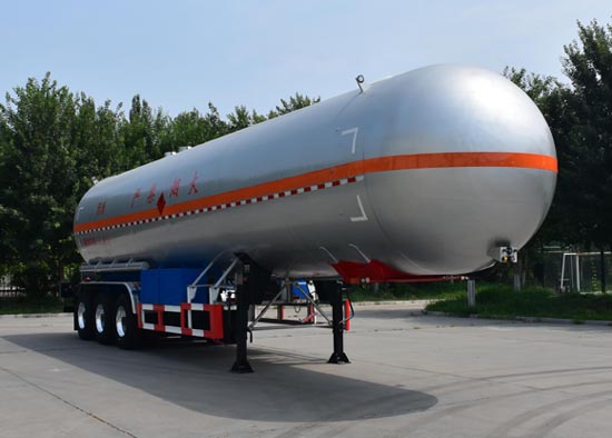 金碧牌13.1米25.1吨3轴液化气体运输半挂车(PJQ9405GYQB)