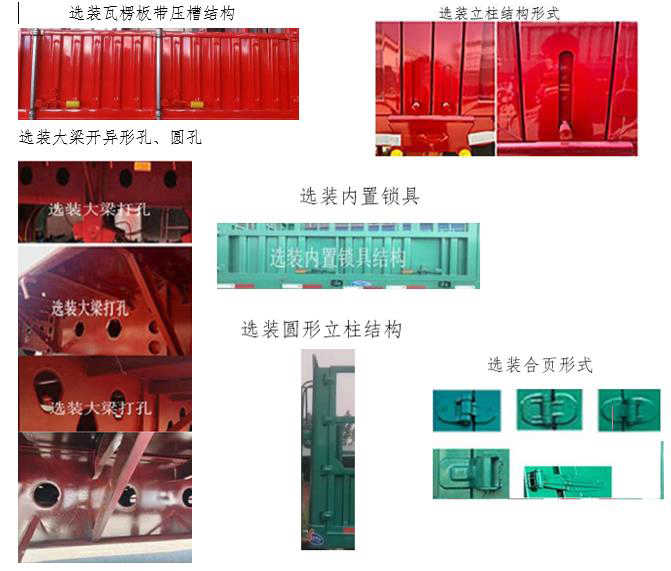 鑫骏牌ZHY9400CCY仓栅式运输半挂车公告图片