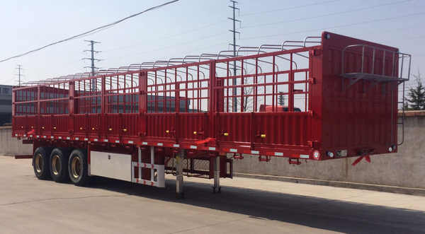 通广九州牌13米34吨3轴仓栅式运输半挂车(MJZ9400CLX)
