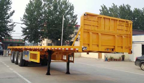 鲁际通牌11.5米34.8吨3轴平板运输半挂车(LSJ9401TPB)