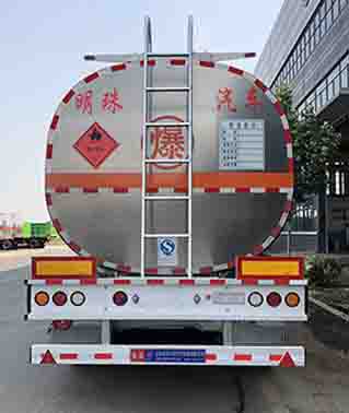 河海明珠牌MZC9405GRYA铝合金易燃液体罐式运输半挂车公告图片