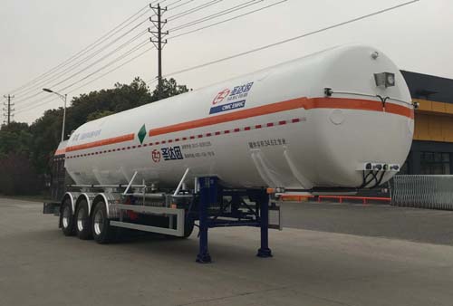 圣达因牌13.3米26.4吨3轴低温液体运输半挂车(SDY9402GDYN5)
