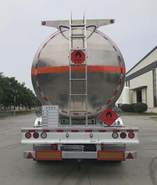 金玺牌WPH9408GRYL铝合金易燃液体罐式运输半挂车公告图片
