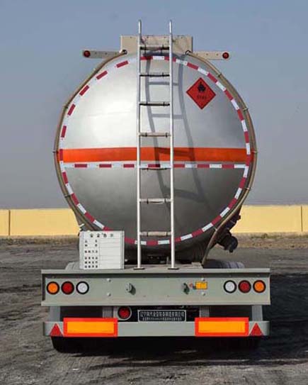金玺牌WPH9409GRYL铝合金易燃液体罐式运输半挂车公告图片