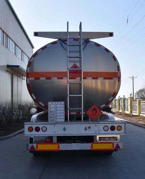 金玺牌WPH9401GRYA铝合金易燃液体罐式运输半挂车公告图片