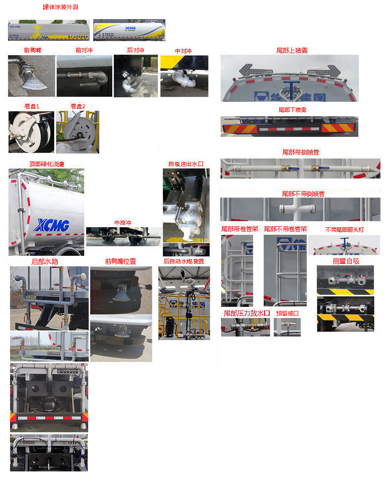 徐工牌DXA5250GPSS6绿化喷洒车公告图片