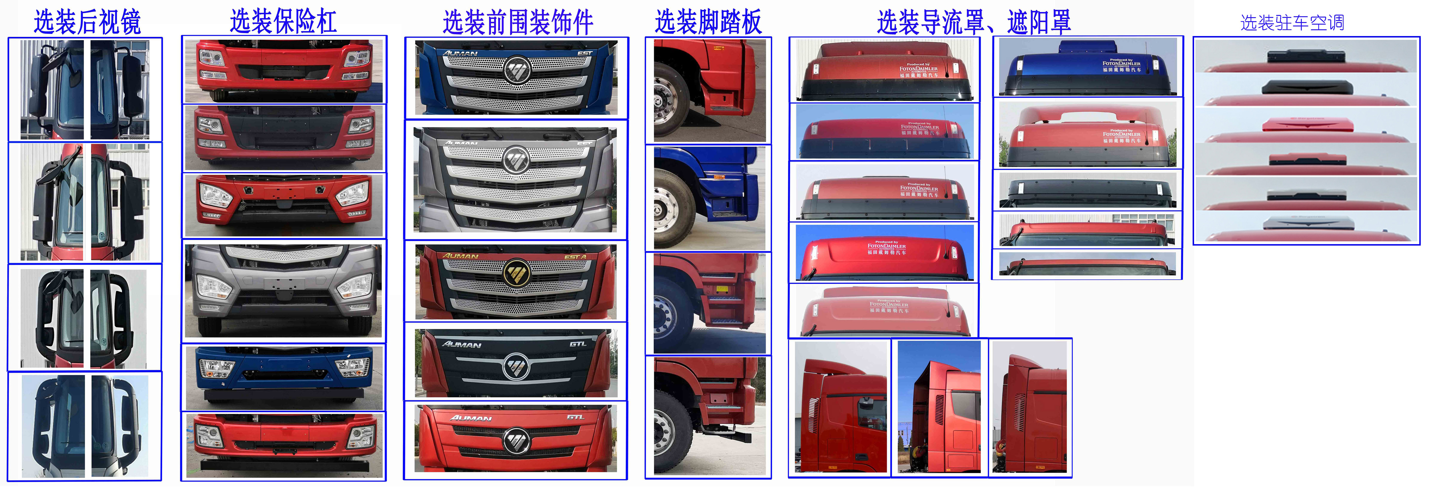 欧曼牌BJ4259Y6DHL-15半挂牵引车公告图片