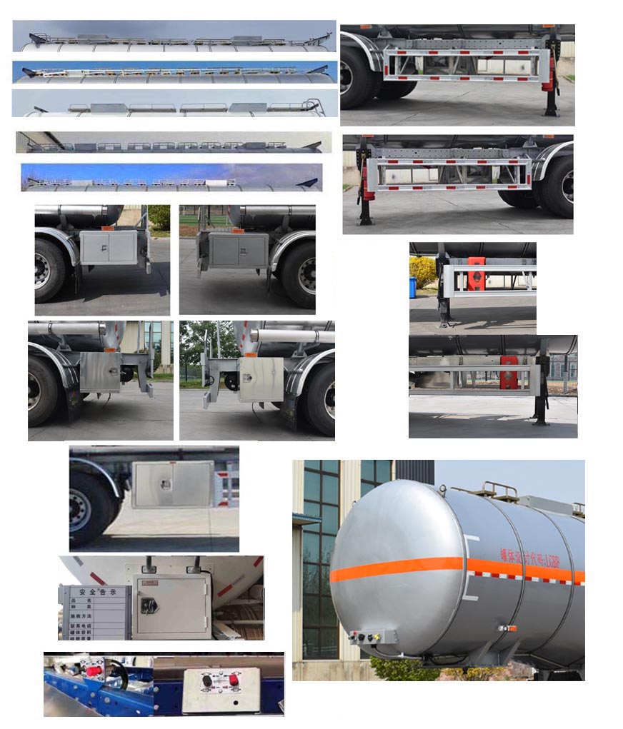 金玺牌WPH9402GRY易燃液体罐式运输半挂车公告图片