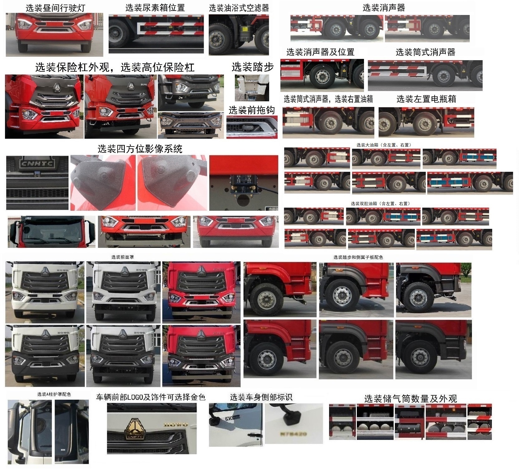 豪沃牌ZZ5317TPBV386JF1平板運(yùn)輸車公告圖片