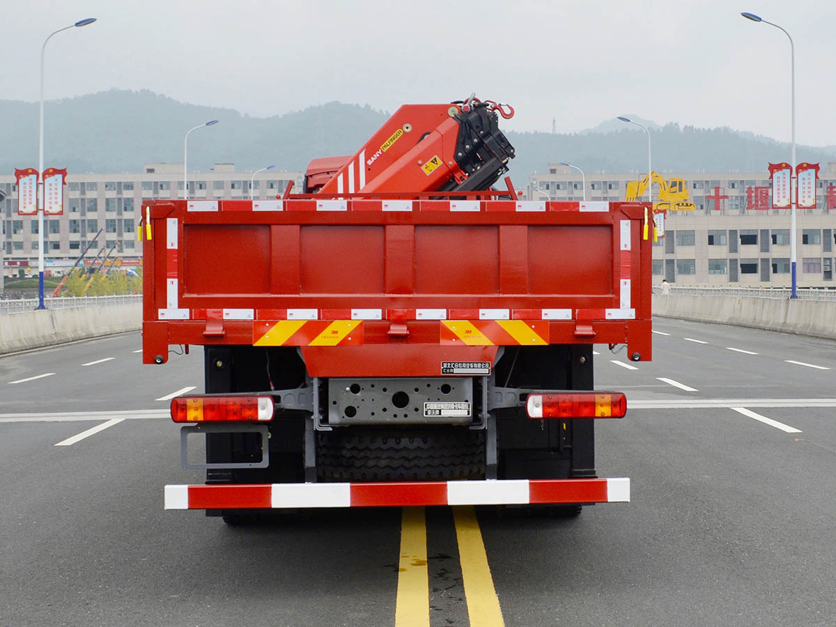 匯合牌HHH5310JSQZZ6隨車起重運輸車公告圖片