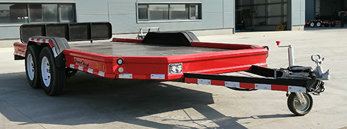庄宇牌6米1.8吨2轴中置轴挂车(ZYC9020A)