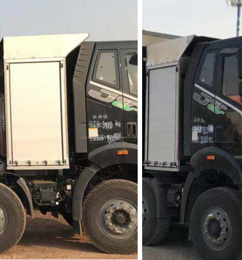 青特牌CQT5310ZLJ56EV純電動自卸式垃圾車公告圖片