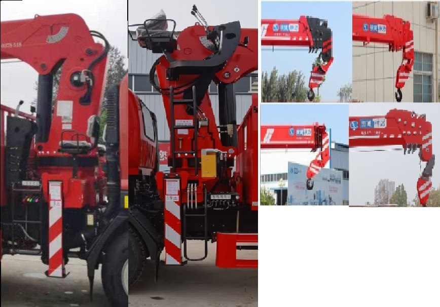 明健神力牌MJA5180JSQFT6隨車起重運(yùn)輸車公告圖片