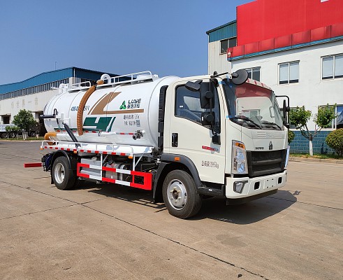 綠葉牌JYJ5127GQWF清洗吸污車公告圖片