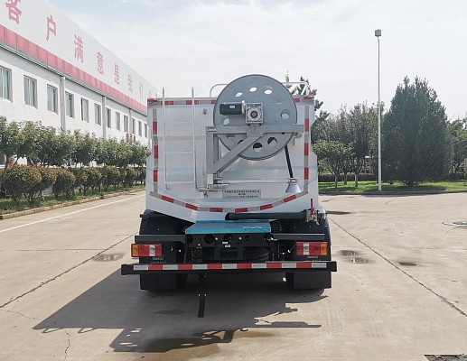 綠葉牌JYJ5107GQXEV純電動(dòng)下水道疏通清洗車公告圖片