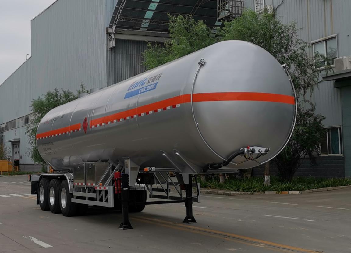 安瑞科牌12.8米29.1吨3轴液化气体运输半挂车(HGJ9402GYQ9)