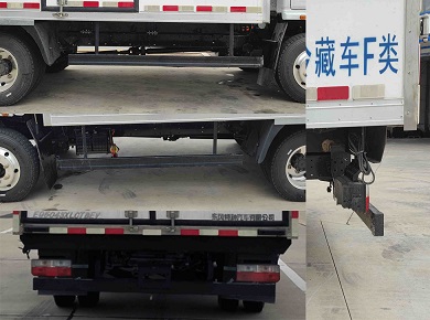 東風(fēng)牌EQ5043XLCTBEV換電式純電動(dòng)冷藏車公告圖片