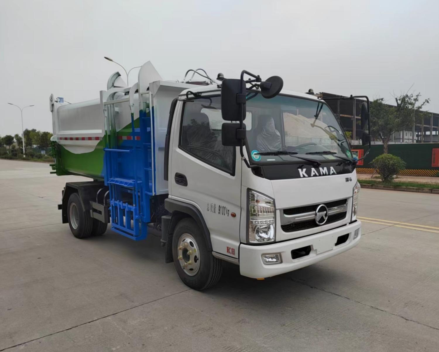 YYZ5090ZZZDP6 亿源地牌自装卸式垃圾车图片