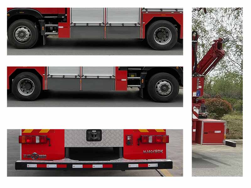 天河牌LLX5186TXFHJ40/SDK化學(xué)救援消防車公告圖片