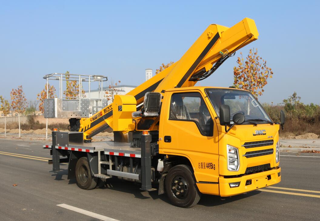 新飛工牌HFL5040JGKS01高空作業(yè)車公告圖片
