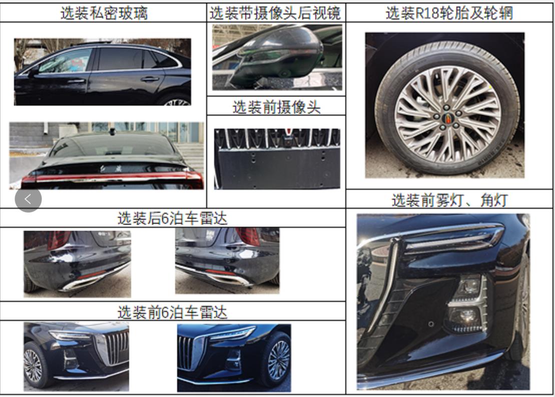 红旗牌CA7201HA6TA轿车公告图片