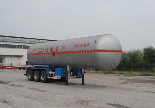昌骅牌11.7米28.3吨3轴液化气体运输半挂车(HCH9407GYQ)