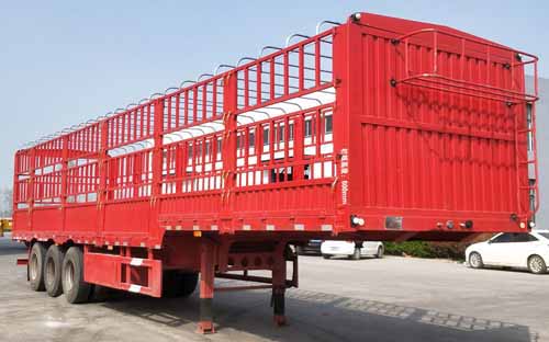 亚中车辆牌13米34吨3轴仓栅式运输半挂车(WPZ9400CCY)
