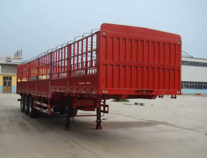 远东汽车牌13米34吨3轴仓栅式运输半挂车(YDA9406CCY)