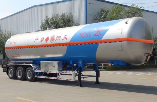昌骅牌13米28.7吨3轴液化气体运输半挂车(HCH9409GYQA)