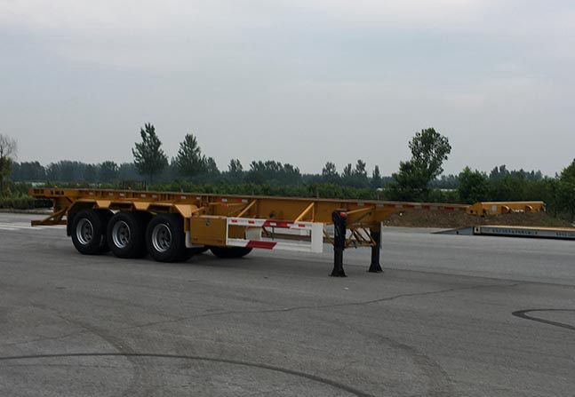 华骏牌13.9米34.2吨3轴集装箱运输半挂车(ZCZ9401TJZH)