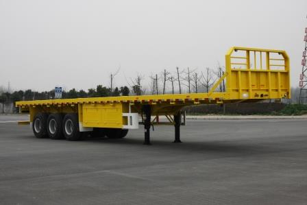 广大鸿远牌13米33.5吨3轴平板运输半挂车(GHY9400TPB)