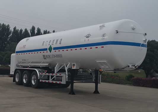 宏图牌11.5米25.1吨3轴低温液体运输半挂车(HT9405GDY2)