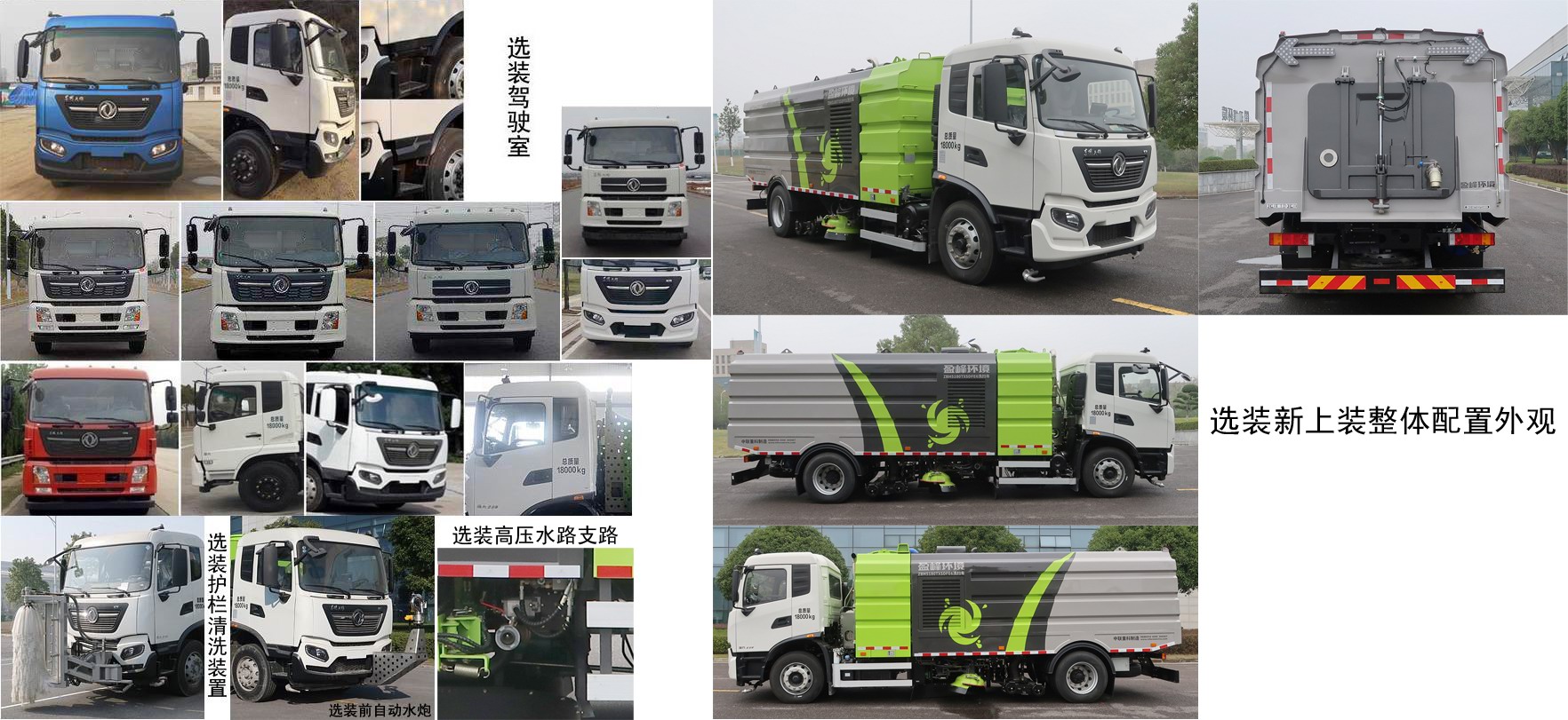 中聯(lián)牌ZBH5180TXSDFE6洗掃車公告圖片