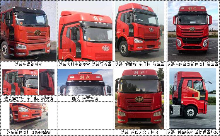 解放牌CA5250XYKP66K1L6T3E6翼開啟廂式車公告圖片