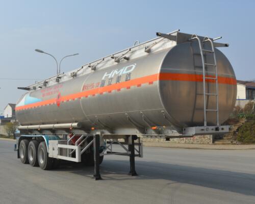 欧曼牌12.5米33.5吨3轴铝合金运油半挂车(HFV9407GYYB)
