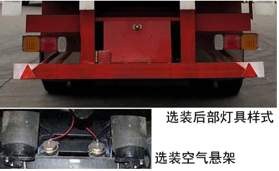 翼开启厢式半挂车图片