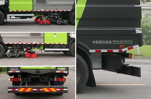 中聯(lián)牌ZBH5180TXSDFE6NG洗掃車公告圖片