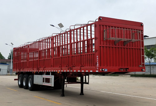 梁兴牌13米33.8吨3轴仓栅式运输半挂车(LX9402CCYA)