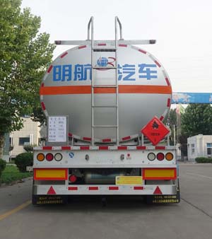 明航牌ZPS9409GRYF铝合金易燃液体罐式运输半挂车公告图片