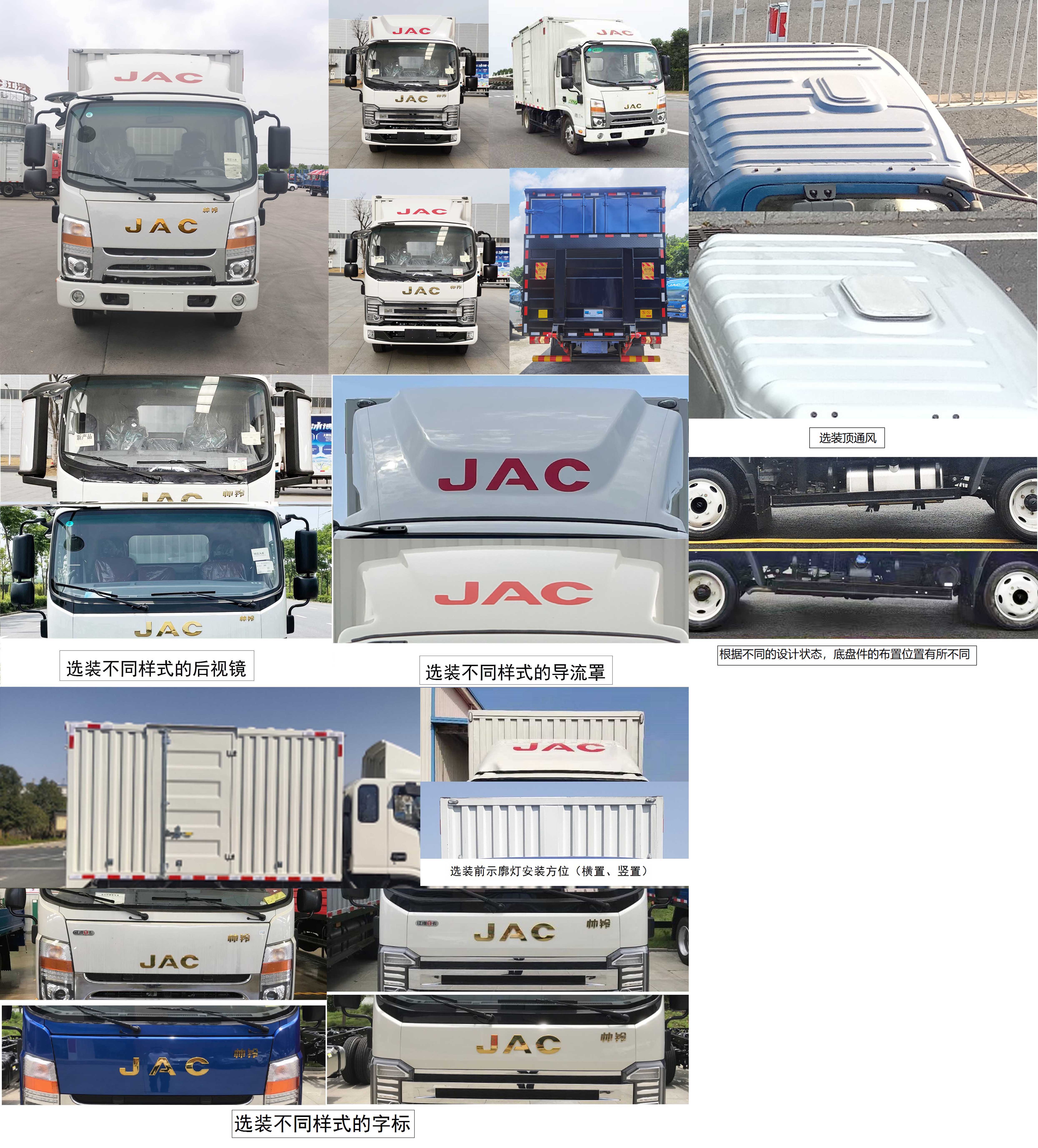 江淮牌HFC5041XXYP73K1B4S廂式運輸車公告圖片