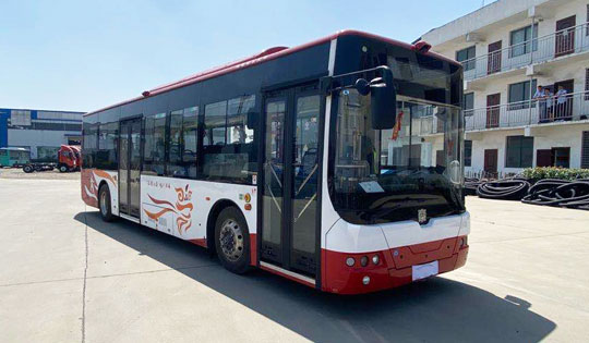 中国中车牌10.5米20-31座纯电动城市客车(TEG6105BEV22)