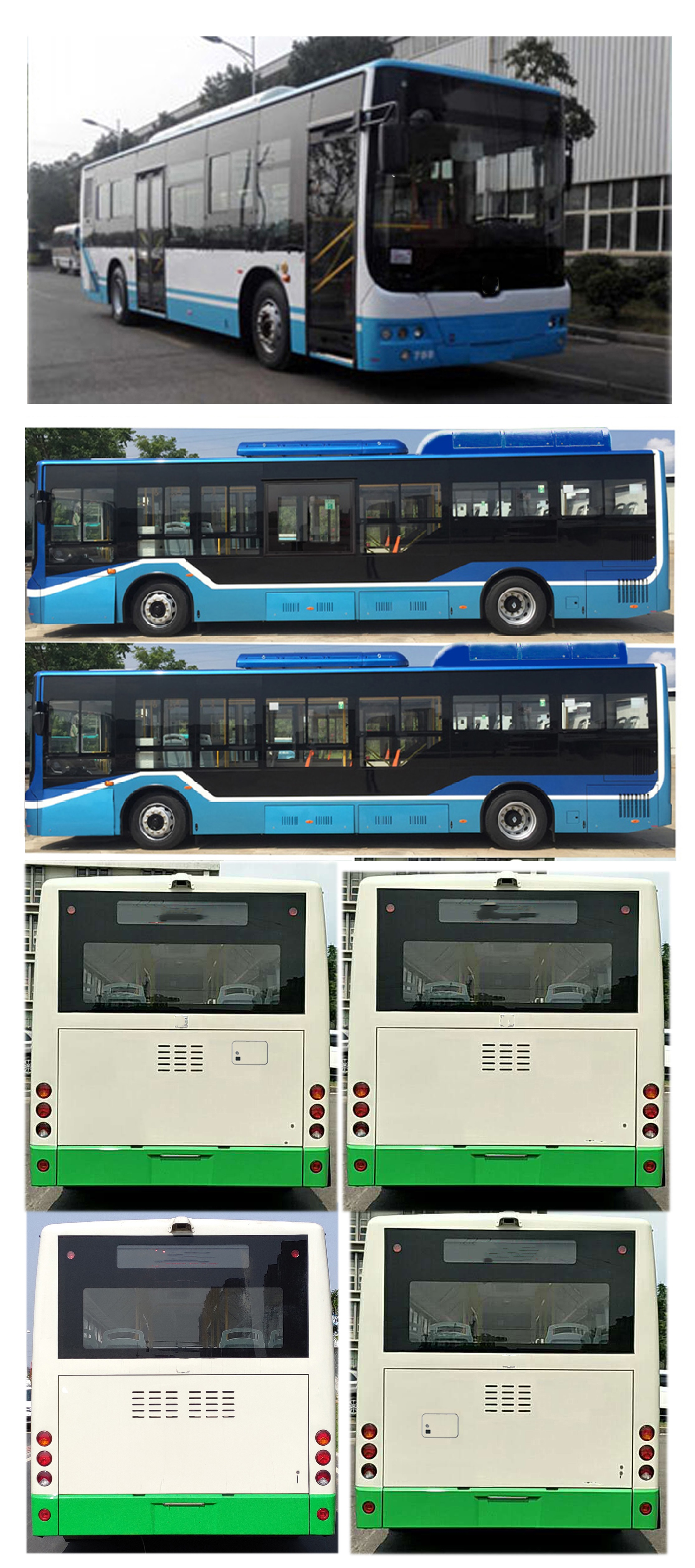 恒通客车牌CKZ6105HBEV01纯电动低入口城市客车公告图片
