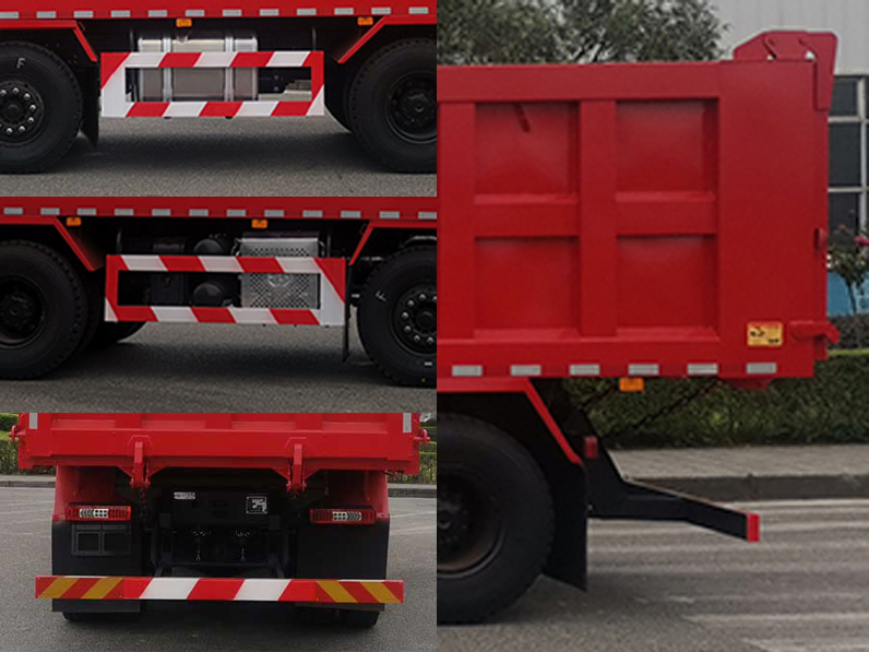 紅巖牌CQ5317ZLJSD10336自卸式垃圾車(chē)公告圖片